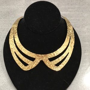 Collar necklace gold tone made in Italy